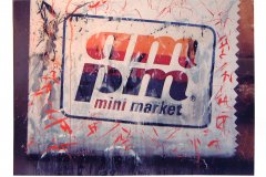 "Self-Portrait as Mini-Marketeer" by Mikirk 2005 (acrylic on billboard paper ~6'x5')